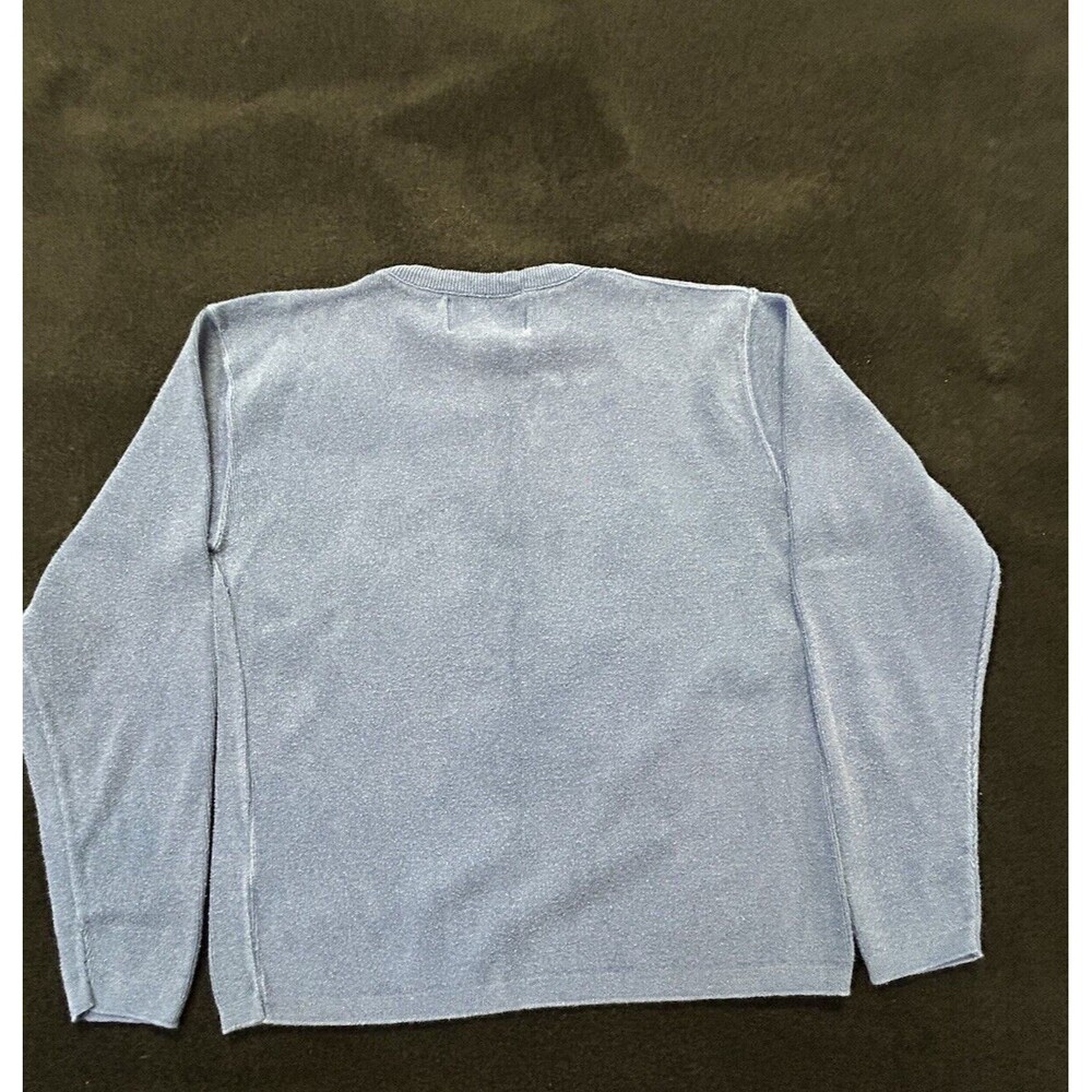 Vintage Harley Davidson Women's Blue Sweater Size Large 100% Cotton H3 - Picture 2 of 7